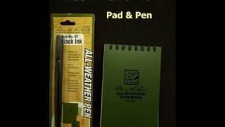 preview picture of video 'Rite in the Rain Pad & All Weather Pen Review'