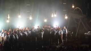 Beaufort Male Choir close Public Service Broadcasting show - Take Me Home - Eventim Apollo, 26/10/17