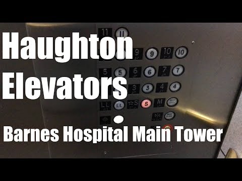 Interesting Haughton Traction Elevators @ Barnes Hospital Main Towers