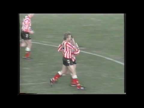 Sunderland 6 Millwall 0. 9th December 1995