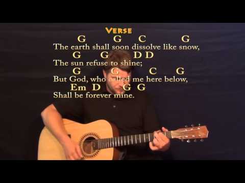 Amazing Grace (Hymn) Strum Guitar Cover Lesson in G with Chords/Lyrics