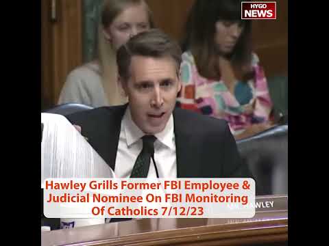 Hawley: "For Heaven's Sake, Would Not Say It's Grossly Inappropriate" — Won't Support Nomination