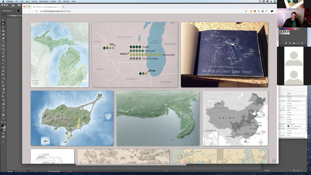 Daniel Huffman visits W&M Geovisualization and Cartography Class