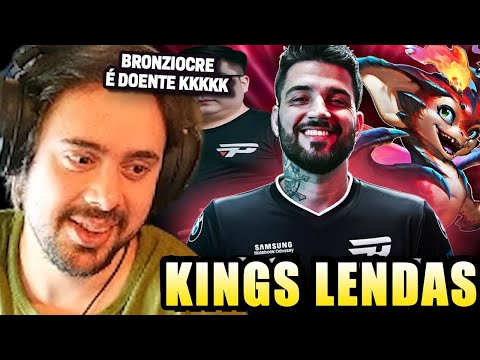 YODA "REAGINDO" BRONZIOCRE A JOGADA que EMOCIONOU o BRTT | KINGS LENDAS