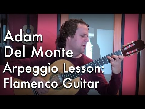 Adam Del Monte - Arpeggio Lesson: Flamenco Guitar at Guitar Salon International