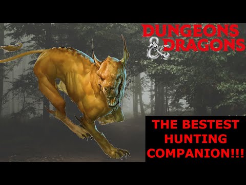 Blink dogs: the fey counter to DISPLACER BEAST TERRORISTS!!! (D&D Compendium of Monsters)