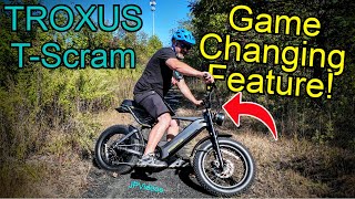 GAME CHANGING FEATURE on This Ebike! Troxus T-Scram