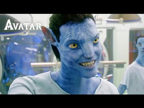 Jake wakes up in his Avatar body | AVATAR movie scene