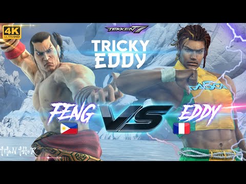 4K - KENPO VS CAPOEIRA - PH VS FR- Tekken 7 - Feng Wei [TiTan_THOR] VS Eddy [JMike971]
