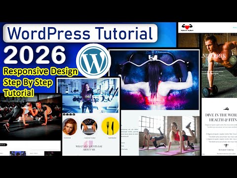 How to Create a Complete WordPress Website with Astra Theme & Elementor | 2026 | Fitness Gym Website — video lesson thumbnail