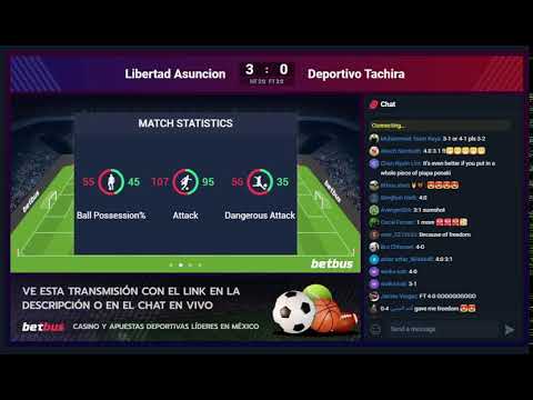 Fútbol En Vivo Gratis | Libertad vs Tachira | Copa Libertadores