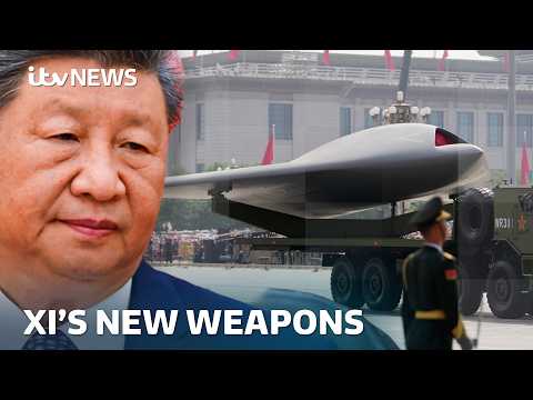 China's new weapons showcased in huge Beijing military parade | ITV News