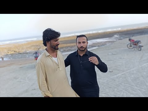 Pasni juddi beach with Ismail Azhar Faqeer Muhammad and the host Jahanzaib