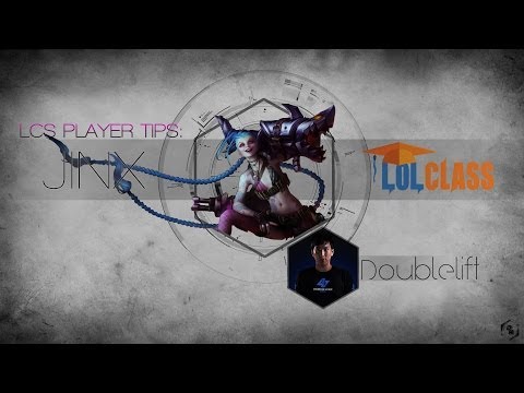 LolClass Pro Tip - CLG Doublelift AD Guide to Jinx (How to Use Abilities)