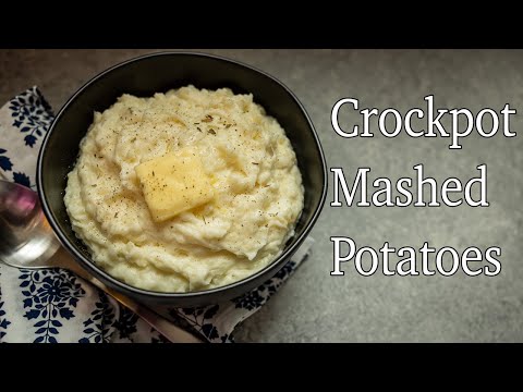 Mashed Potatoes in the Crockpot | Cream Cheese Mashed Potatoes