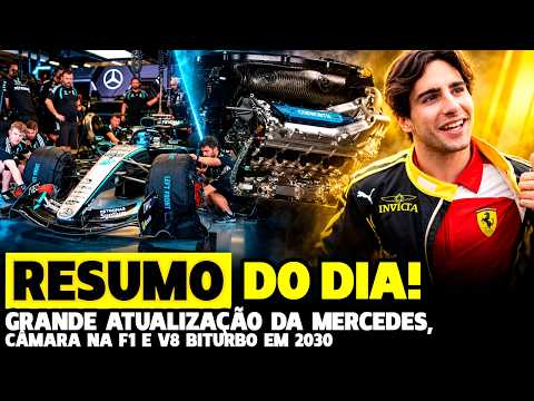 MAIOR PACOTE DE ATUALIZAÇÃO DA MERCEDES, V8 BI-TURBO PARA 2030 E CÂMARA NA F1 | FÓRMULA 1