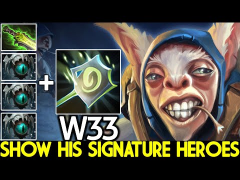 W33 [Meepo] Show his Signature Heroes with Triple Eye of Skadi Dota 2