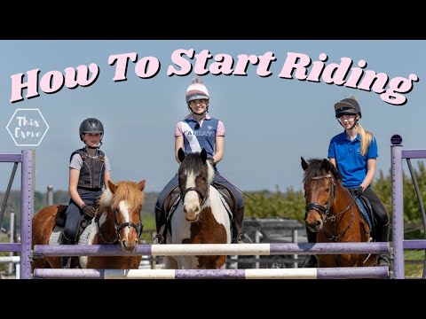 How to Start Horse Riding! This Esme