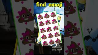 find odd emoji 61 emoji puzzle quiz #emojichallenge #howgoodareyoureyes