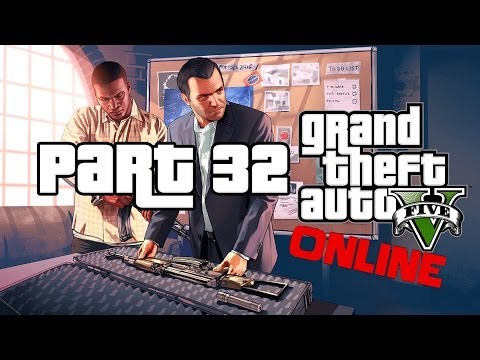Grand Theft Auto Online Gameplay Walkthrough Part 32 w/ Friends - Armored Truck Heist