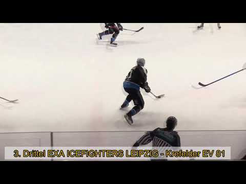 Eishockey Leipzig: EXA Icefighters Leipzig - Krefelder EV 81
