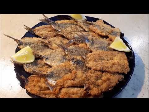🐟Sardines Frites à la Chapelure - Sardines Panées #sardines #sardine #poisson #recette