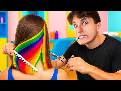 DIVENTO UN PARRUCCHIERE NELLA VITA REALE PER UN GIORNO CON NINNA E MATTI E I NOSTRI AMICI!✂️