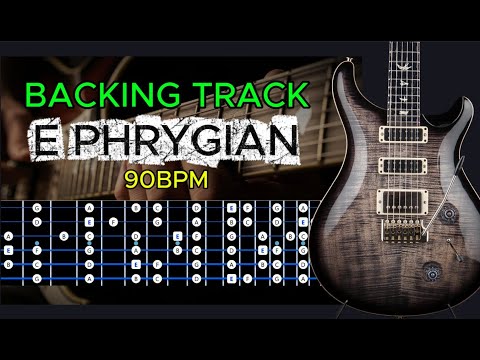 E Phrygian Guitar Backing Track | Dark Metal Mode | SoloSpace Backing Track