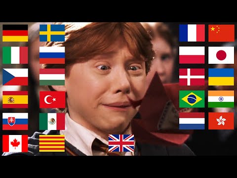 Ron receives a Howler in different languages