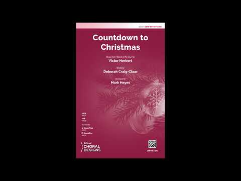 Countdown to Christmas (SATB), arr. Mark Hayes — Score & Sound