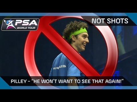 Squash: NotShots Ep. 4 - Cameron Pilley - "He won't want to see that again!"