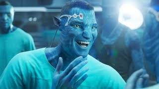 Miles Quaritch Wakes Up in an Avatar Body - Avatar: The Way of Water (2022) Clip HD
