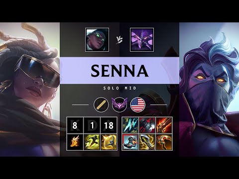 Senna Mid vs Kassadin - NA Master Patch 25.18