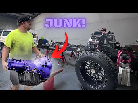 Removing the "BUILT" ATS Transmission in The 2nd Gen Cummins and we find THIS (Avoid this brand)