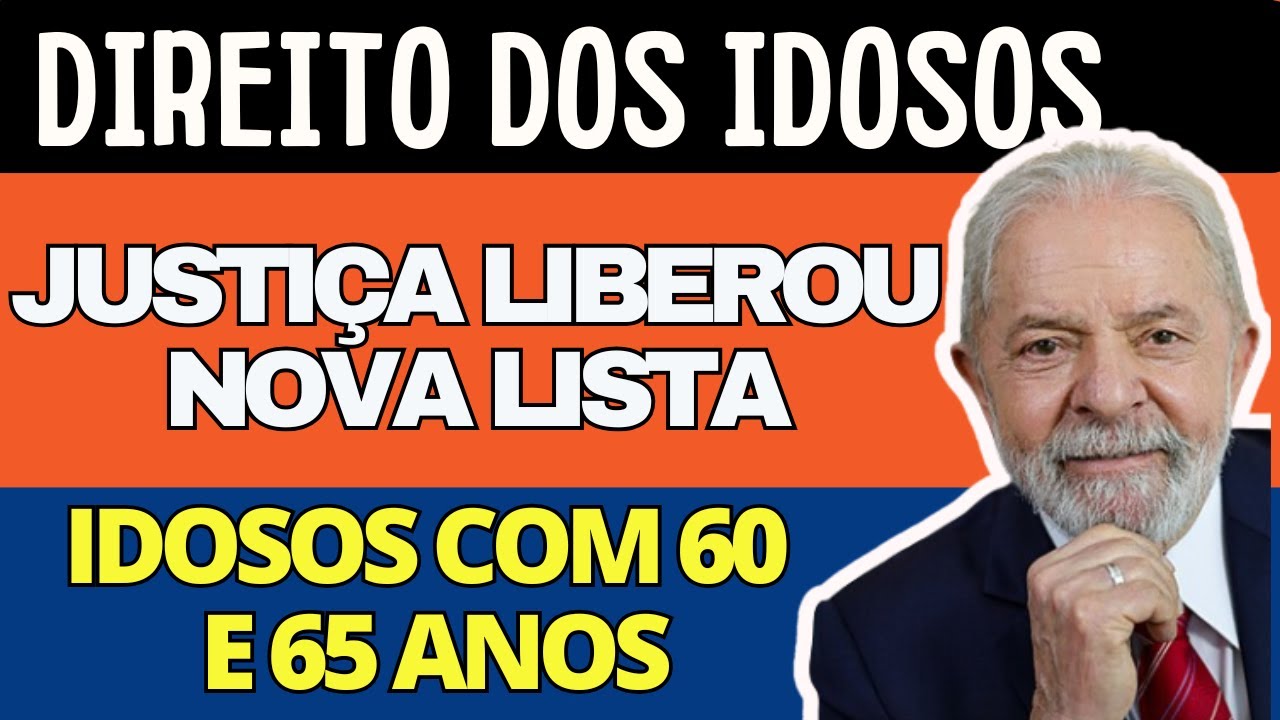 IDOSOS COM 61, 62, 63, 64 E 65 ANOS VÃO TER DIREITO A RECEBER BENEFÍCIOS EXCLUSIVOS ATENÇÃO IDOSOS