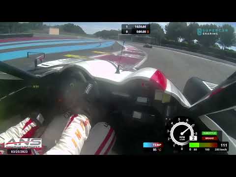 Onboard Camera - Racing - Sacha Clavadetscher at Paul Ricard 2023 - Supercar Sharing