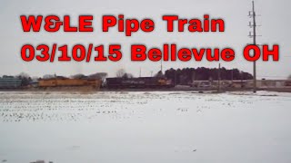 preview picture of video 'W&LE Pipe Train 3/10/15 Bellevue OH'