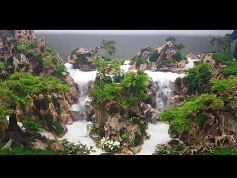 My waterfall (sandfall) - 2 Underwater waterfall Aquarium 60 x 40 x 40cm by an binh lee