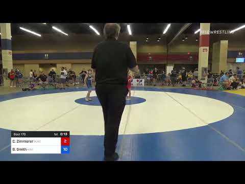 70 Lbs Rr Rnd 5 - Charlotte Zimmerer, Black Fox Wrestling Academy Vs BlakeLee Smith, Hinton Youth