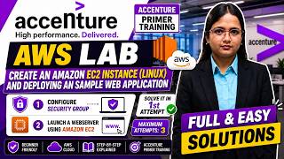 Amazon EC2 Instance (Linux) & Deploy a Web Application | Accenture AWS Solution | Primer Training
