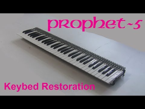 Synthchaser #068 - Sequential Circuits Prophet 5 Restoration & Repair - Keybed Refurbishment