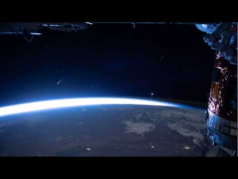 Neowise Comet 2020 F3 NEOWISE from ISS 4k