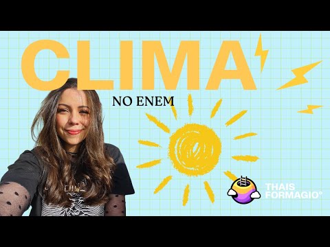 Aula 25  ENEM-  CLIMA: ELEMENTOS, FATORES, ALTA E BAIXA PRESSÃO