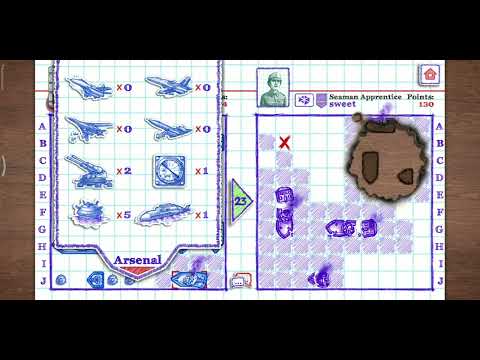 #23. Sea Battle 2 — Azure Gulf (Advanced mode) — Modern fleet // 99 ships sunk