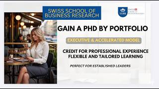 Executive Online doctoral education | Swiss School of Business Research (SSBR)