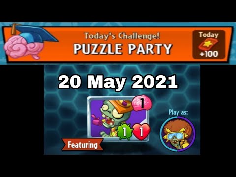 PUZZLE PARTY, 20 May 2021, PvZ Heroes