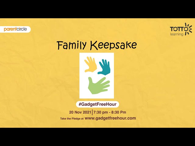 Take the 14-day challenge: Day 13 - Family Keepsake