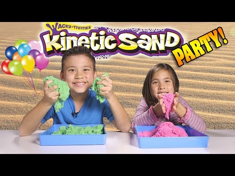 KINETIC SAND PARTY!!! Sand vs. Sand BATTLE!!! Video