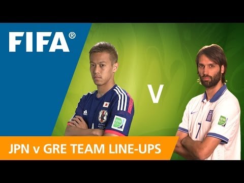 Japan v. Greece - Teams Announcement