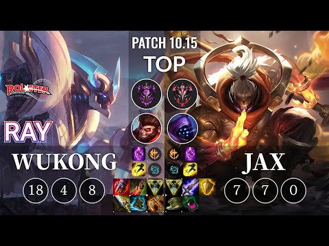 KT Ray Wukong vs Jax Top - KR Patch 10.15